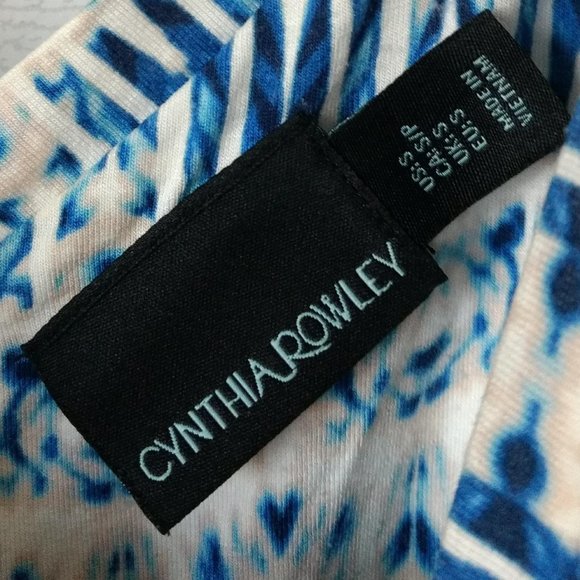 Cynthia Rowley Fit & Flare Ikat Tank Dress S - Picture 3 of 7
